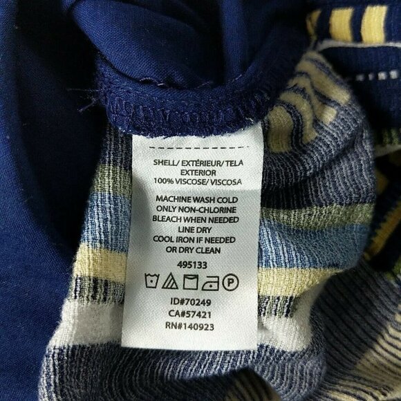 LOFT Outlet A Line Dress Small Empire Waist Striped - Picture 6 of 6